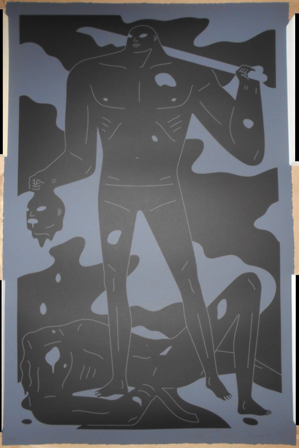 Cleon Peterson A Perfect Trade Black Screen Print Signed Numbered 50 Limited Art