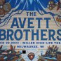 The Avett Brothers Milwaukee 2022 Zeb Love Poster Screen Print Signed #/200 WI