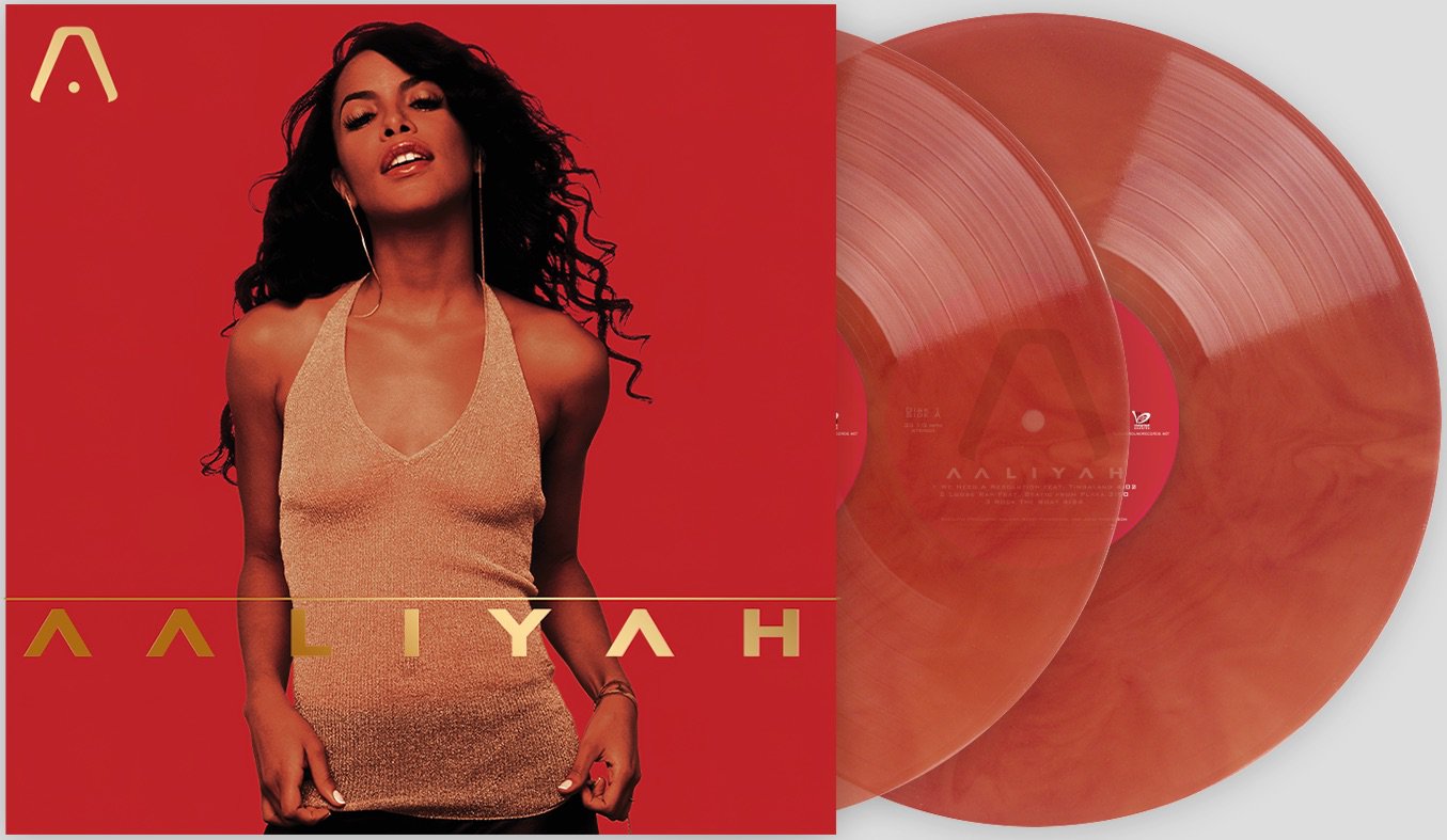 Aaliyah 2-LP Vinyl Me Please VMP Red Gold Galaxy Self-Titled Half-Speed Mastered