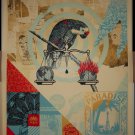 Shepard Fairey Paradise Lost Screen Print Poster Nicholas Kyle Bowers Signed #ed