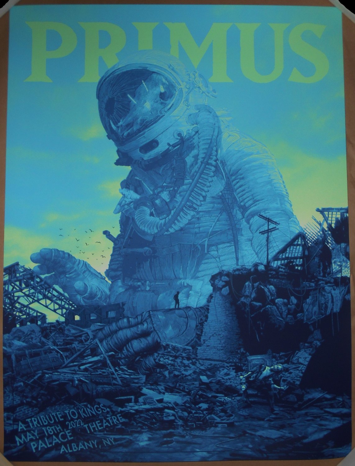 Primus Albany New York 2022 Poster Daniel Danger Screen Print Signed AP NY Rush