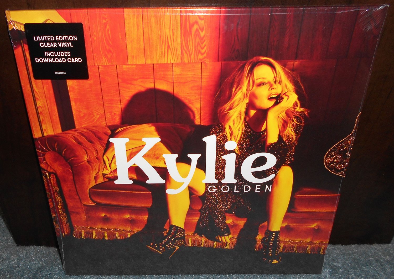 CLEAR VINYL Kylie Minogue Golden LP New Sealed Dancing Rare 2018 Jack Savoretti