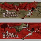 VARIANT Avett Brothers Dallas TX 2015 Poster Dig My Chili Signed #d UNCUT Print