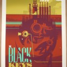 The Black Keys Pittsburgh PA 2013 Print Poster Tom Whalen Signed #d Flaming Lips