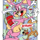 Blink 182 Frank Kozik Print/Poster A/E Signed #d/100 Pink neighborhoods enema