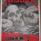 Metallica Salt Lake City UT 2018 Poster Print Robert Wilson IV Nakatomi Utah NEW