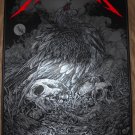 Metallica 2019 Cologne Germany Poster Ken Taylor Screen Print #/70 Bird Skulls