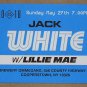 Jack White Stripes 2018 Cooperstown NY Alan Hynes Poster Print Pennant Ticket A