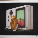 Nacho Diaz The Pipe Print Nintendo Game Boy Princess Naolito #d /50 Mini-Poster