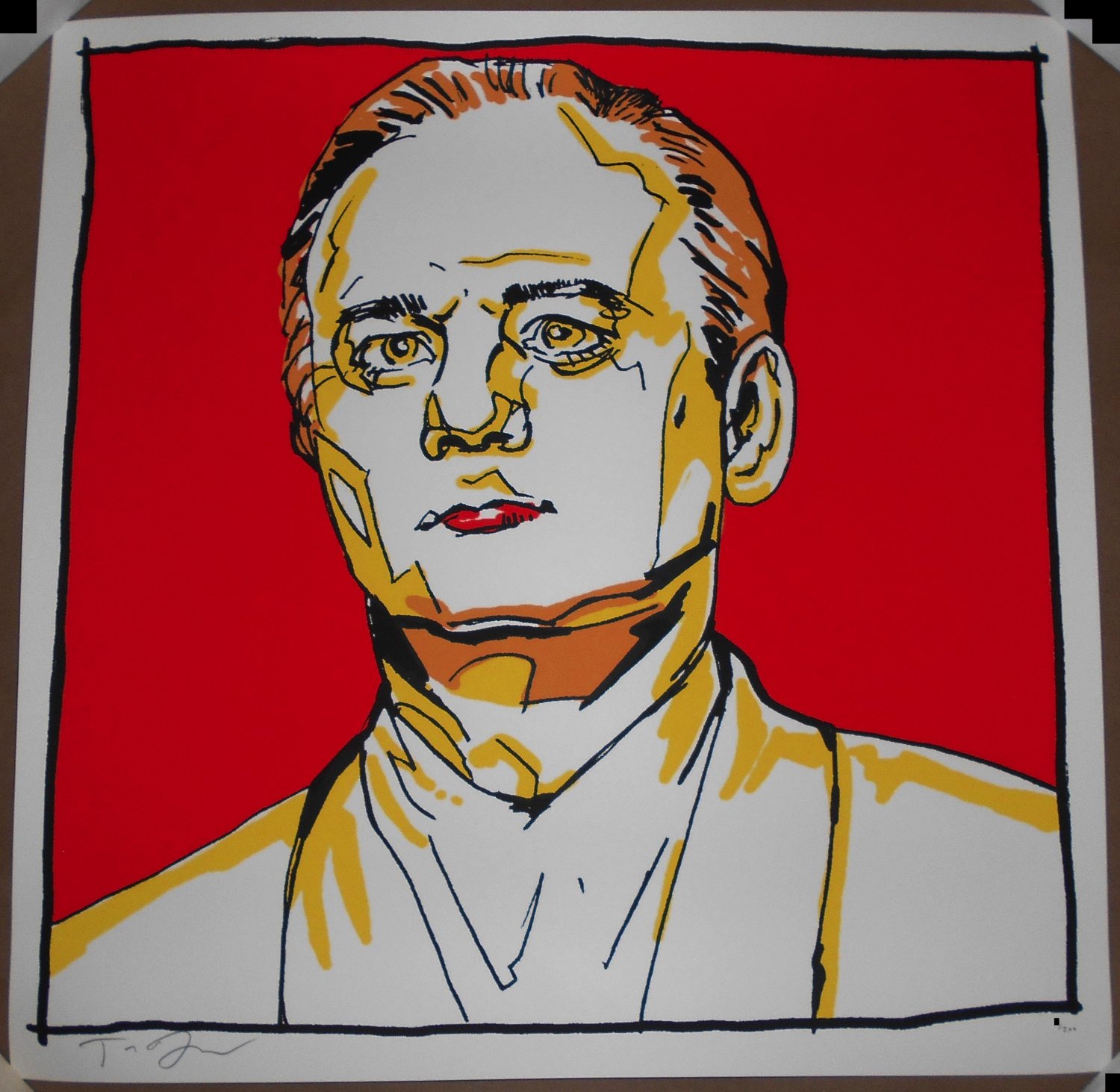 Tim Doyle Bill Murray Bunny Screen Print Poster Signed Tim Burton Ed Wood #/200