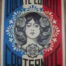 SIGNED Shepard Fairey Liberte Egalite Fraternite Offset Lithograph Print Poster