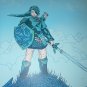 Karl Fitzgerald The Legend Of Zelda Print Poster Link Nintendo Bottleneck #d /75