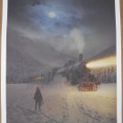 The Polar Express Giclee Print Poster 1/100 Stuart Holroyd Christmas Holiday NEW