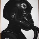 Mike Mitchell Tie Fighter Pilot Star Wars Portrait Giclee Print Poster Signed #d