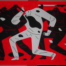 Cleon Peterson The Disappeared Red Screen Print Signed Numbered /100 Poster Art