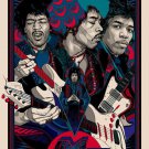 Jimi Hendrix Screen Print Poster Tyler Stout #d /600 Experience Authentic RARE