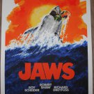 Jaws Screen Print Movie Poster Robert Tanenbaum Steven Spielberg #d /325 Shark