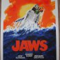 Jaws Screen Print Movie Poster Robert Tanenbaum Steven Spielberg #d /325 Shark
