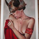 Brian M Viveros Raging Bull Giclee Art Print Poster Signed Numbered /40 Rare New