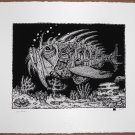 David Welker The Transport Fish Giclee Print Poster Signed #d Under The Marquee