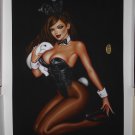 Mimi Yoon Bun Bun Giclee Art Print Poster Signed #d /100 Bunny Rabbit Sexy Rare