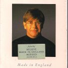 Elton John Made In England Cassette Tape NEW SEALED Rare Out Of Print Believe