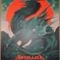 Metallica Madrid Spain Poster 2022 Ken Taylor Screen Print AP #/71 Dragon Art