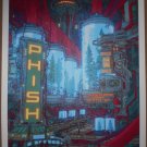 Phish Seattle 2023 Poster Calder Moore #/150 Lithograph Print Climate Pledge WA