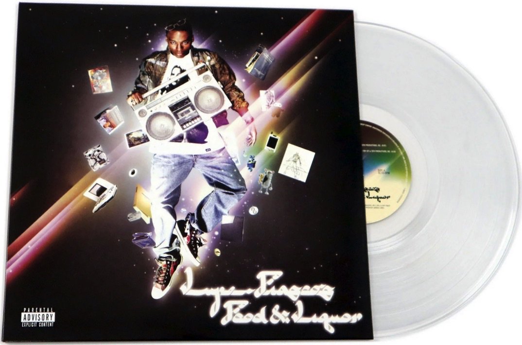 Lupe Fiasco Food & Liquor Crystal Clear Vinyl 2-LP Sealed Limited Jay-Z Atlantic