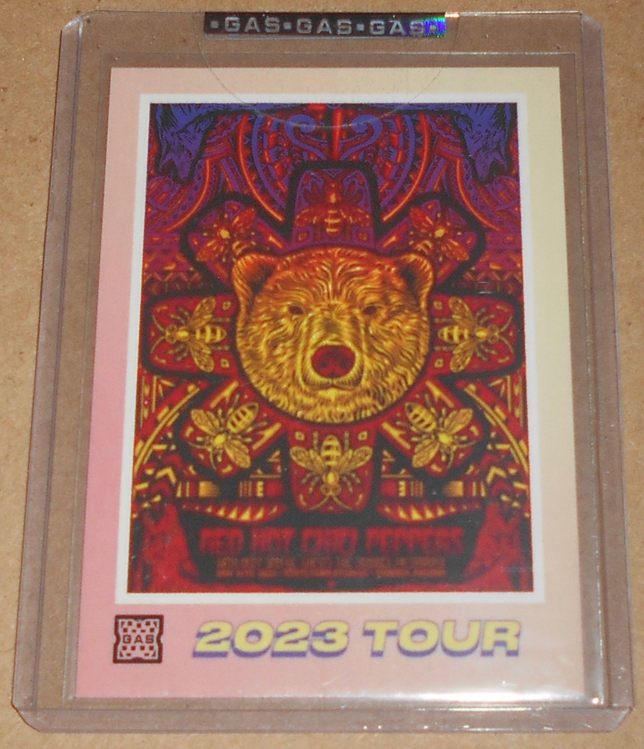 Red Hot Chili Peppers GAS Trading Card Todd Slater Phoenix AZ Poster Art + Dates