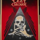 Ozzy Osbourne Farewell Tour Poster Red Shepard Fairey Signed #/450 Black Sabbath
