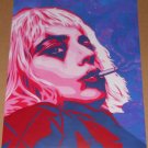 Lady Gaga Harley Quinn Giclee Print Lauren Fitzgerald Signed Joker Folie a Deux