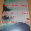 Nine Inch Nails Peel It Back 2025 Tear Away Tour Poster Official 18x24 Imperfect