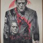 Tyler Stout Frankenstein Screen Print Poster Numbered Mary Shelley Boris Karloff