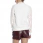 StunningLa SEQUINS SLEEVE EMBOSSING FABRIC JACKET S,M,L ZIPPER-UP JACKET WITH SEQUINS SLEEVE DETAIL