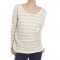 StunningLa STRIP SOFT SWEATER S,M,L STRIP SOFT METALLIC OVERSIZE SWEATER WITH ROUND NECK.