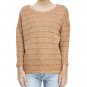 StunningLa STRIP SOFT SWEATER S,M,L STRIP SOFT METALLIC OVERSIZE SWEATER WITH ROUND NECK.