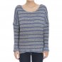 StunningLa STRIP SOFT SWEATER S,M,L STRIP SOFT METALLIC OVERSIZE SWEATER WITH ROUND NECK.