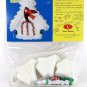 Vintage Christmas Ornament Kit, Sequined Church, 23073