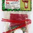 Vintage Christmas Ornament Kit, Holiday Industries, Cupid's Balloon 4018 Makes 2, 23016