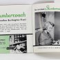 1962 Denver Zephyr Vista Dome Booklet, Slumbercoach, Burlington Railroad, 23450