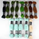 DMC Tapestry Wool, 12 Skeins Assorted Colors, NOS, 8 Meters Each, Pull Skein, 24009
