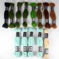 DMC Tapestry Wool, 12 Skeins Assorted Colors, NOS, 8 Meters Each, Pull Skein, 24009