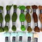 DMC Tapestry Wool, 12 Skeins Assorted Colors, NOS, 8 Meters Each, Pull Skein, 24009