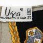 Vera Neumann All Silk Vintage Rectangular Scarf Medallions, Shields, Cords, 18365