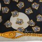 Vera Neumann All Silk Vintage Rectangular Scarf Medallions, Shields, Cords, 18365