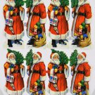 Vintage Christmas Scrap Santa Claus Trees, Toys, MLP # 872, England, 30 Pieces, 21568