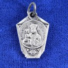St Ann de Beaupre Medal, Made in France, Interesting Shape, Pray for Us, Signed, 21583