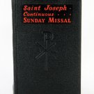 Saint Joseph Continuous Sunday Missal 1964, 21663