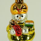 Indian Snowman, Christmas Ornament, Flag of India, Thomas Pacconi, 21903